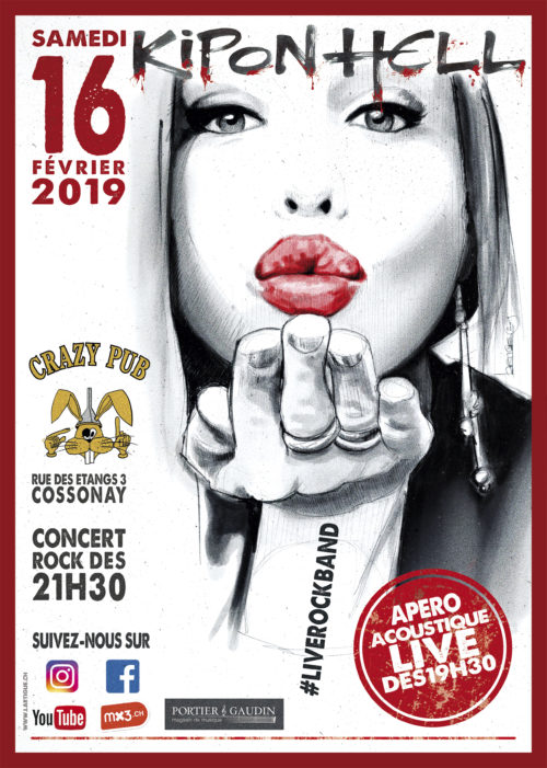 Live Rock Band Concert Live Crazy Pub 2019